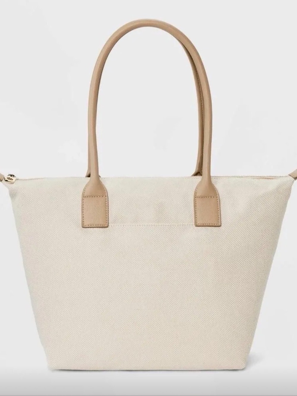 Beige Foundational Tote Handbag Women's Everyday Shoulder Bag- Universal Thread
